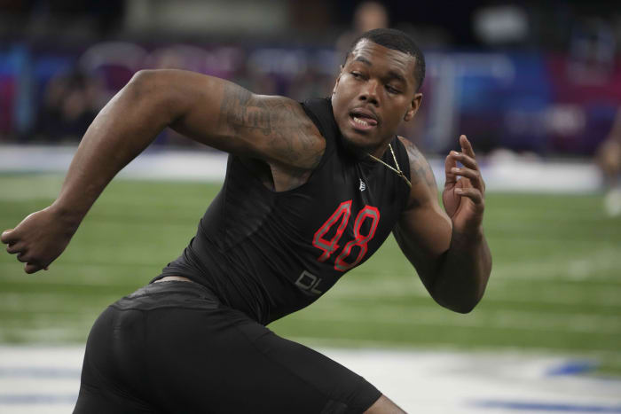 Georgia EDGE Travon Walker at NFL Combine
